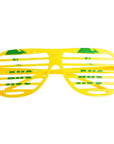 AUS Yellow Lined Aviator Party Glasses