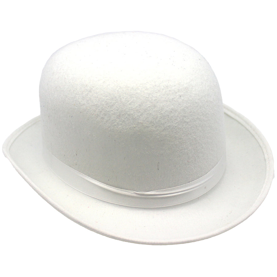 Felt Bowler Hat (White)