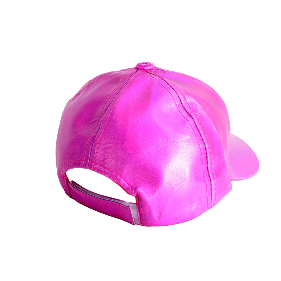 Iridescent Cap (Hot Pink)