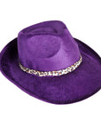Purple Velvet Pimp Hat