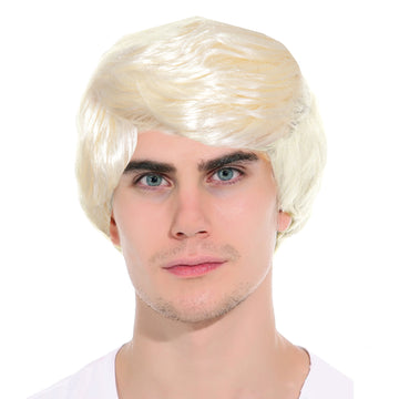 Men's Blonde Short Wig