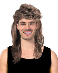 Brown Mullet Wig