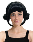 Braided Buns Wig (Black)