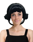 Braided Buns Wig (Black)
