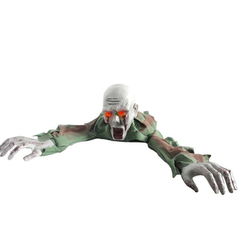 Animated Crawling Zombie Man