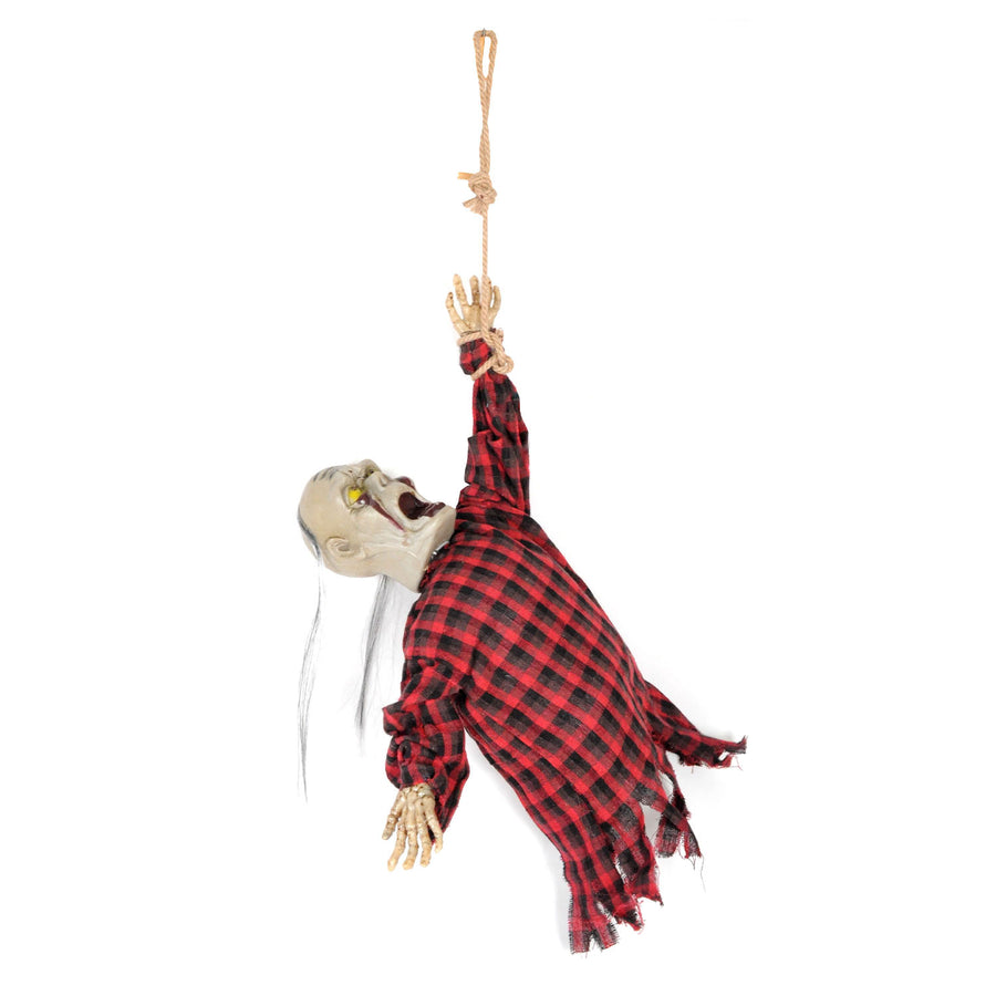 Animated Hanging Zombie (Red)