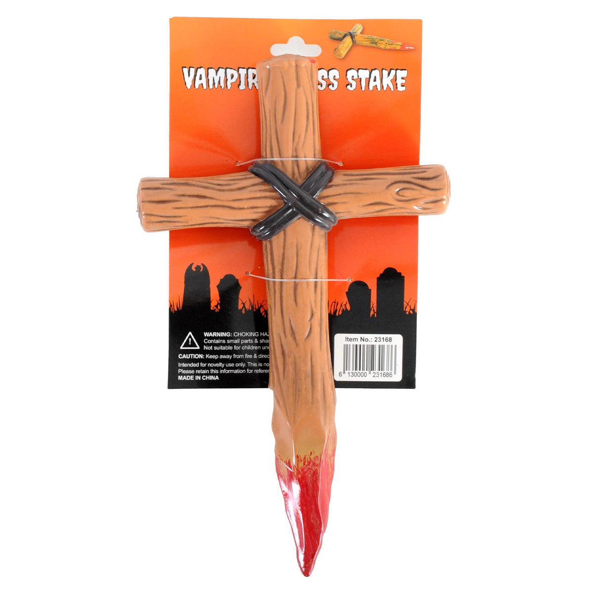 Vampire Stake Cross Prop (29x17cm)