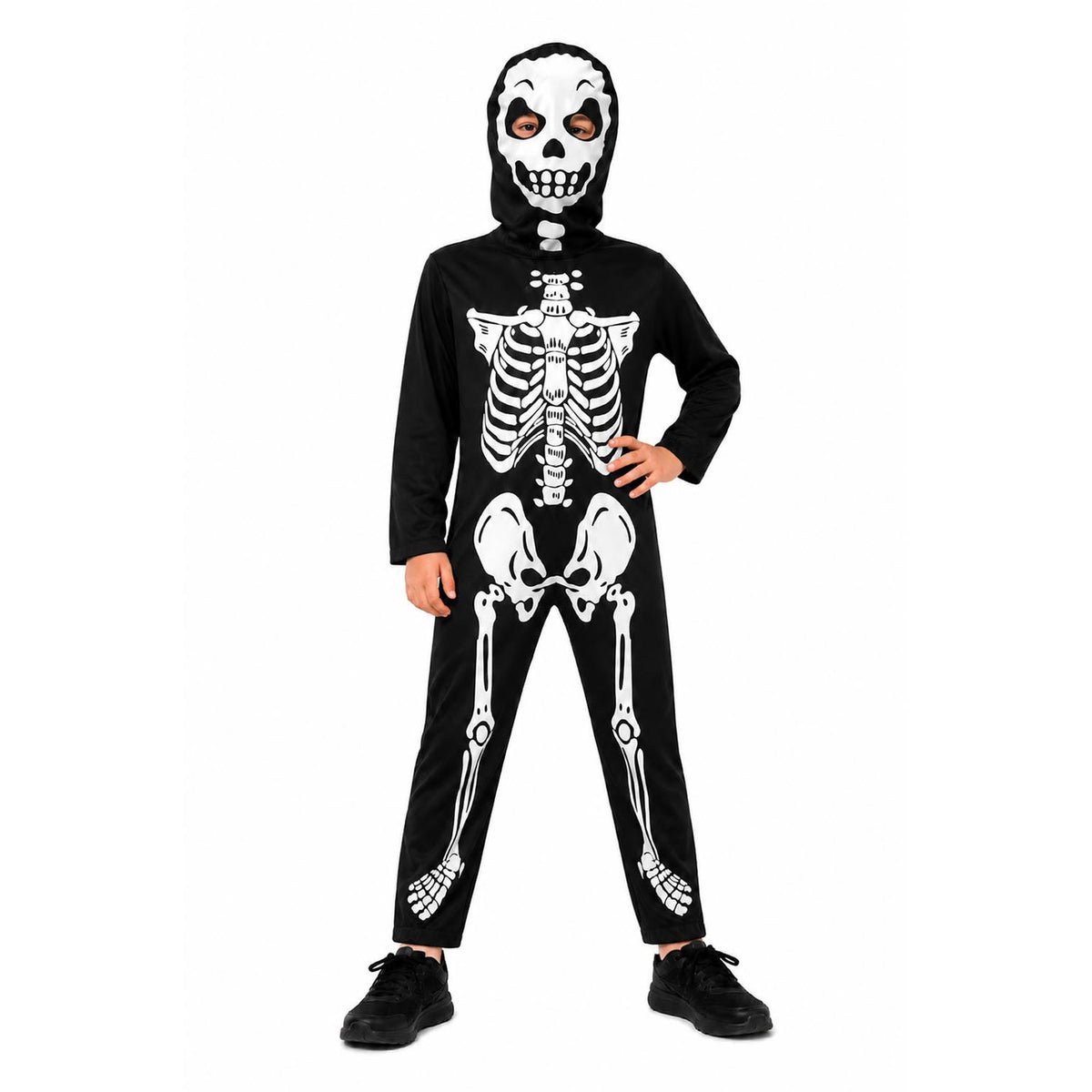 Children's Skeleton Jumpsuit Costume