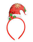 Sequin Santa Hat Christmas Headband