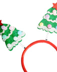 Glitter Twin Christmas Tree Headband