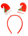 Twin Santa Hat Christmas Headband