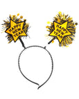Happy New Year Gold Star Headband