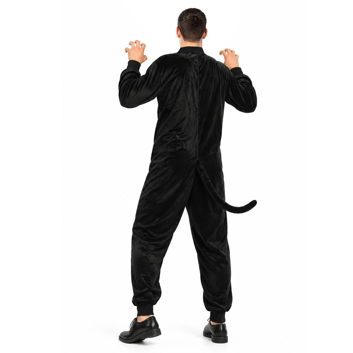 Adult Black Cat Jumpsuit Costume