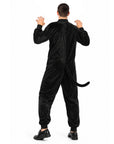 Adult Black Cat Jumpsuit Costume