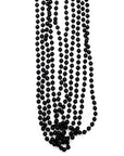 Metallic Beaded Necklace (Black) 5pk