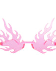 Pink Flame Perspex Party Glasses