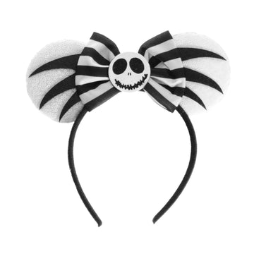 Halloween Skeleton Sequin Bow Headband