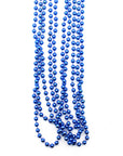 Metallic Beaded Necklace (Blue) 5pk