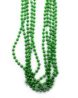Metallic Beaded Necklace (Green) 5pk