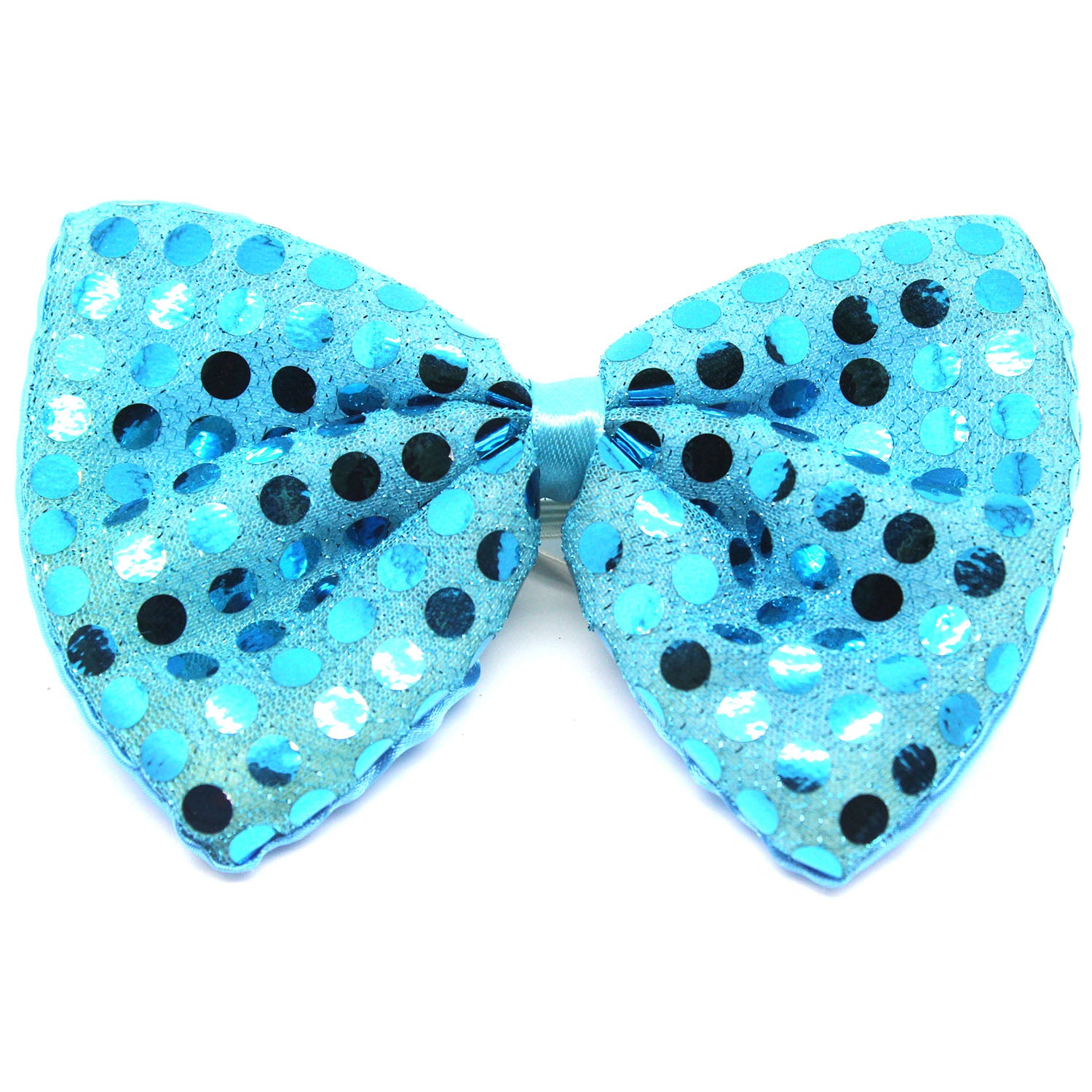 Big Sequin Bow Tie (Blue)
