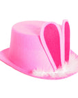 Kids Easter Bunny Felt Top Hat (Pink)