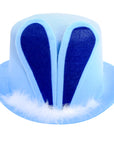 Kids Easter Bunny Felt Top Hat (Blue)
