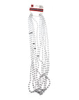 Metallic Beaded Necklace (Silver) 5pk