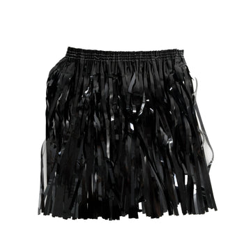 Black Tinsel Fringe Skirt