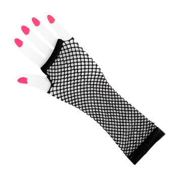 Long Fishnet Glove (Black)