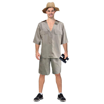 Adult Wildlife Explorer Man Costume