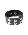 Punk Wristband with Circle Studs