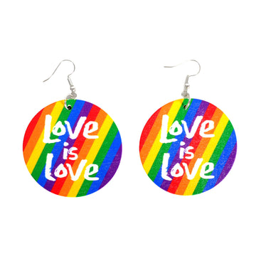 Love Is Love Rainbow Earrings