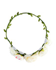 Rose Flower Headband (Cream)
