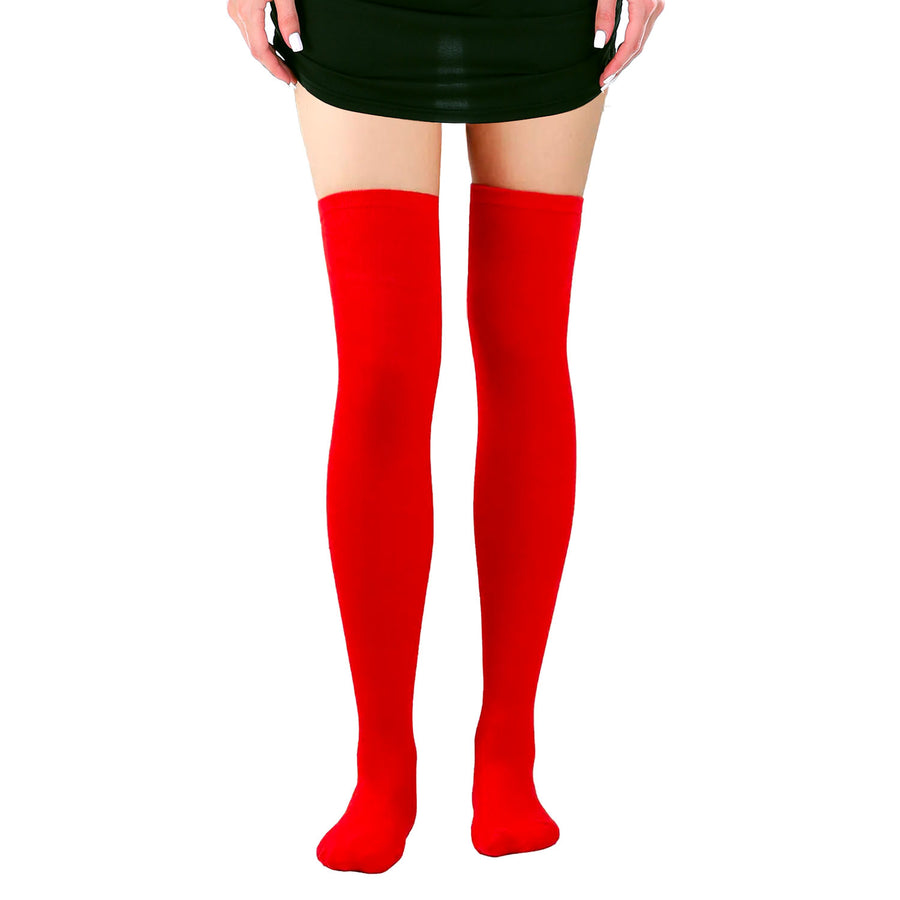 Over Knee Socks (Red)