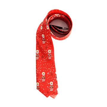 Christmas Long Tie (Red Santa)