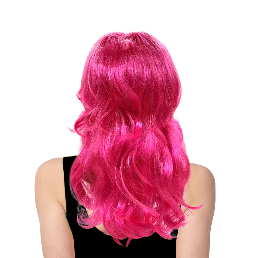 Wavy Curly Wig (Pink)