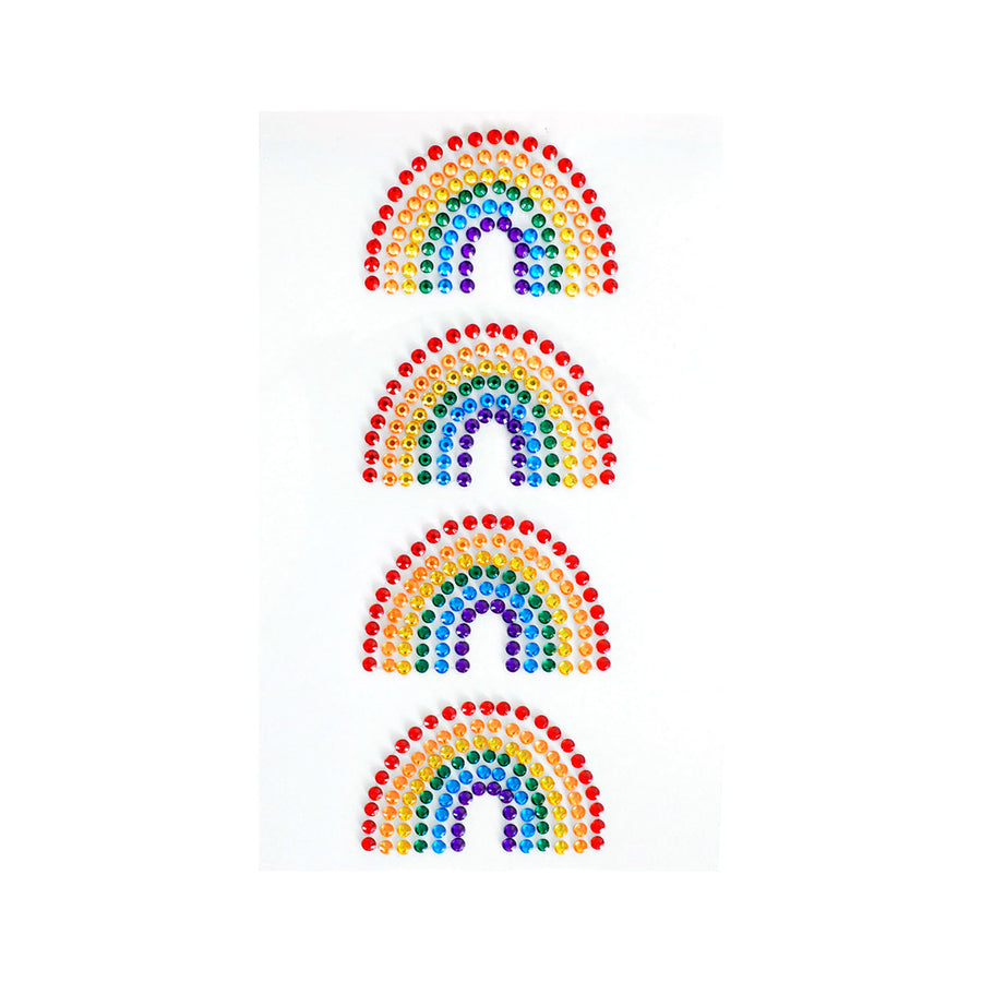 Rainbow Diamante Stickers