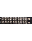 Punk Wristband with Mini Square Studs
