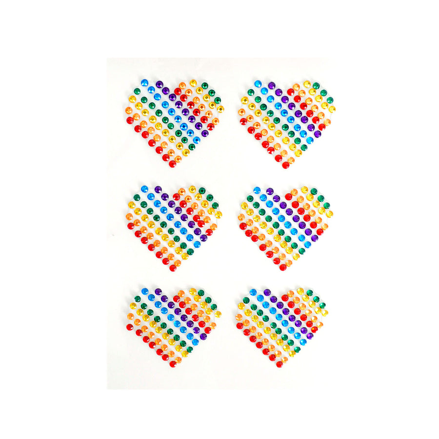 Rainbow Diamante Stickers