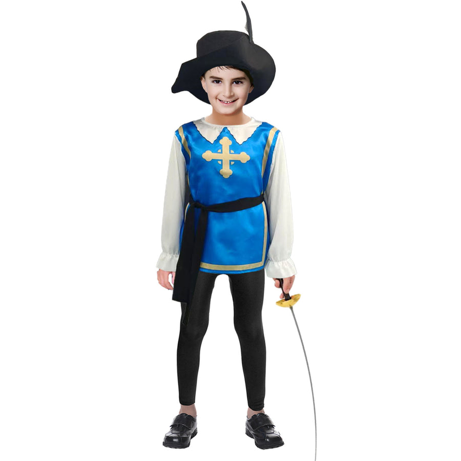 Children Blue Musketeer Costume