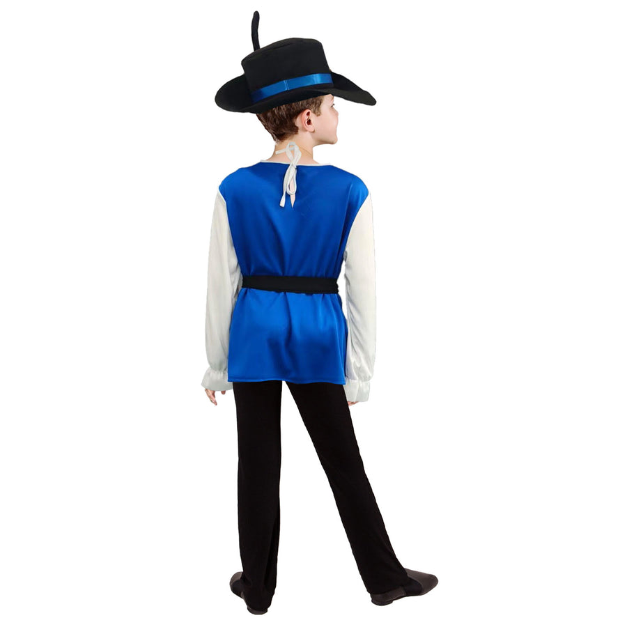 Children Blue Musketeer Costume