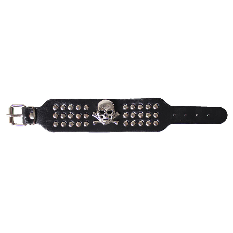 Punk Wristband with Skull