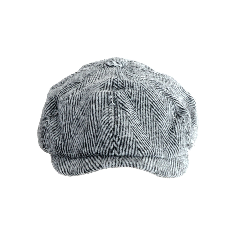Vintage Old Man Cap (Tweed Light Grey)