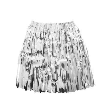 Silver Tinsel Fringe Skirt
