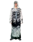 Adult Skeletal Grave Ghoul Reaper Costume