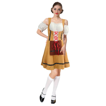 Adult Light Brown Beer Girl Costume