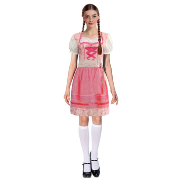 Adult Pink Beer Maid Costume