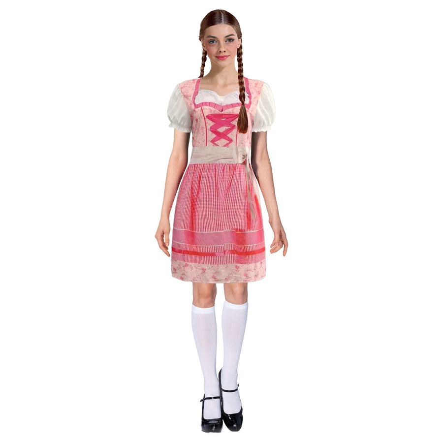 Adult Pink Beer Maid Costume
