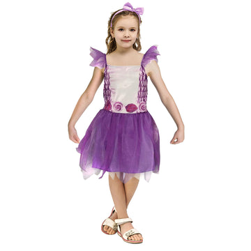 Children Purple Fairy Costume