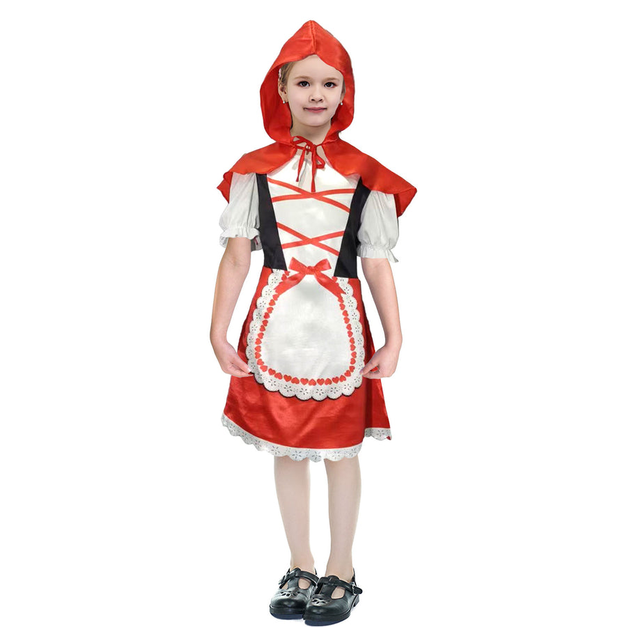 Children Little Red Girl Costume